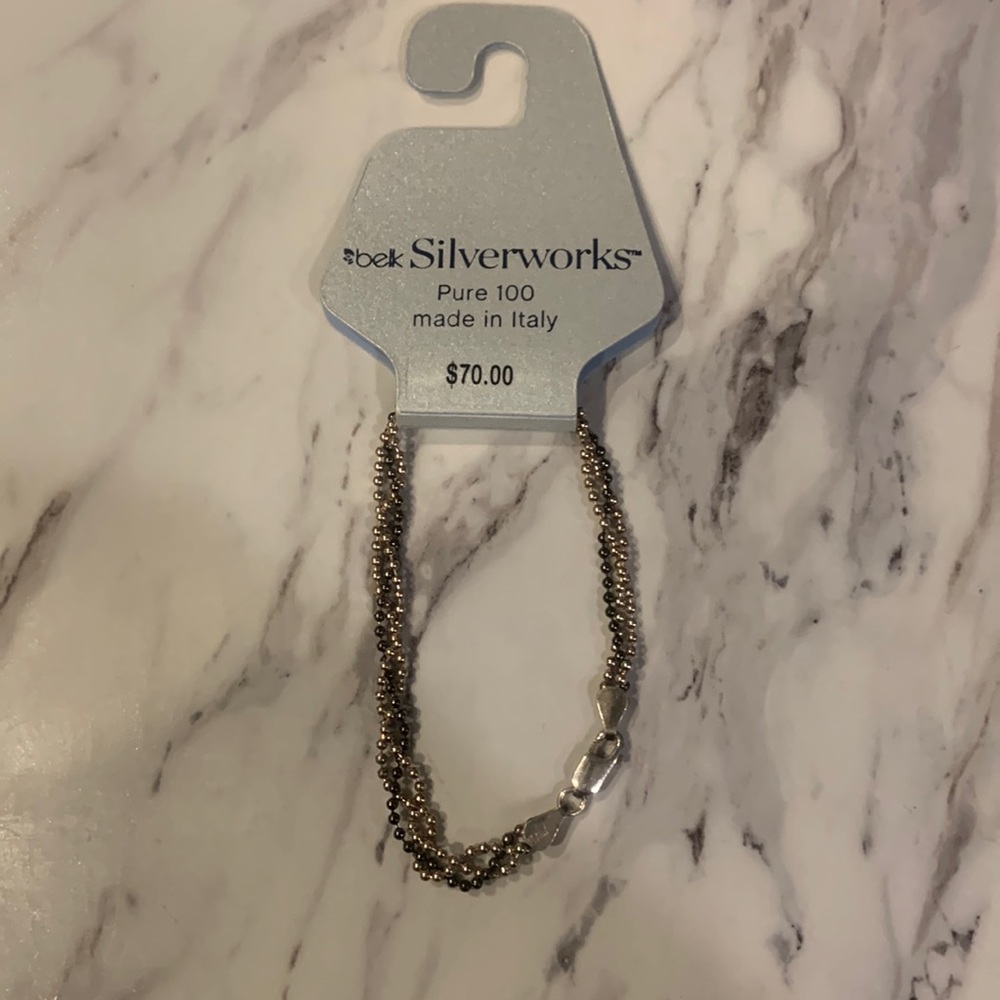 Silver bracelet